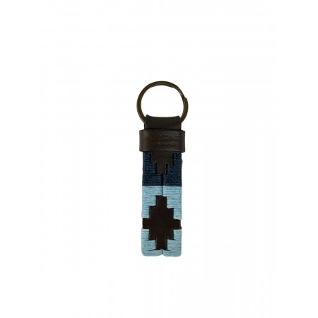 Polo Belt Keyring - Blue