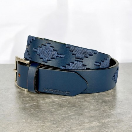 The Polo Belt "Blue Gaucho"