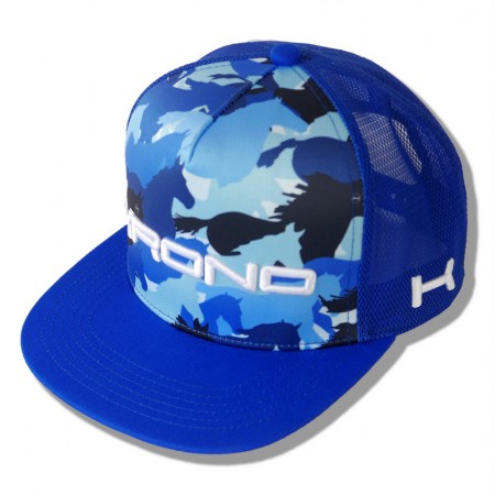 Krono Blue Horse Camo Cap