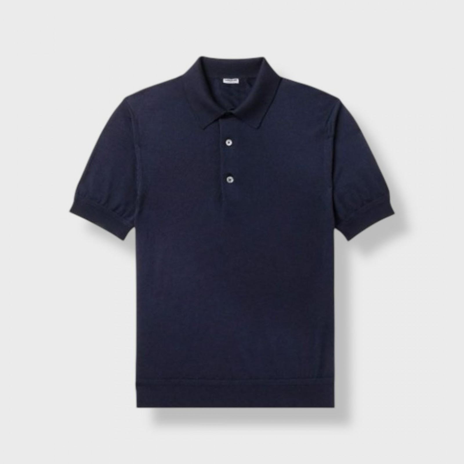 Cashmere and Silk Polo Shirt