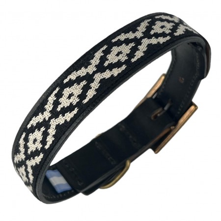 DOG COLLAR - GAUCHO BLACK