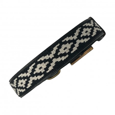 DOG COLLAR - GAUCHO BLACK