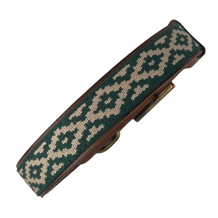 DOG COLLAR - GAUCHO GREEN