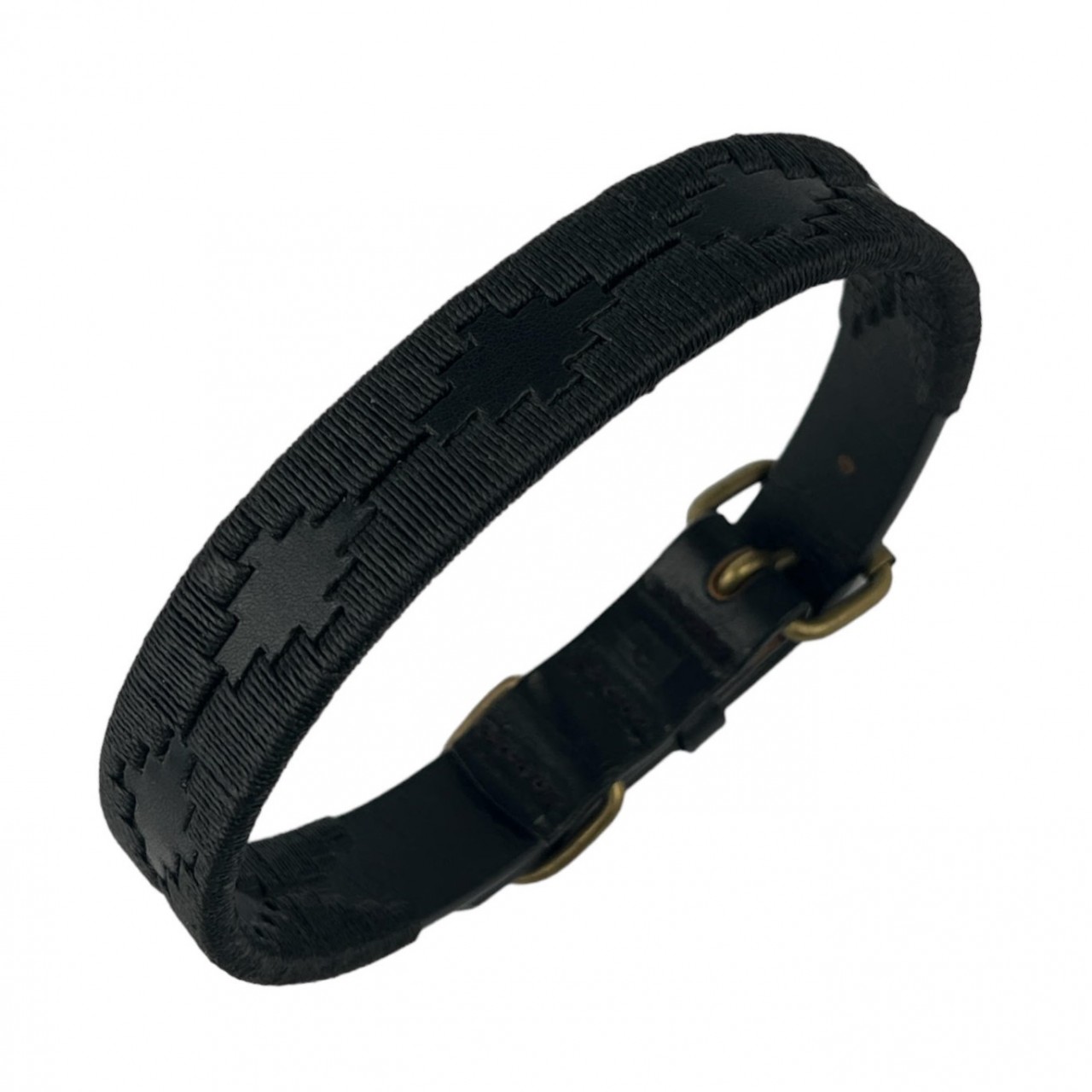 DOG COLLAR - POLO BELT BLACK