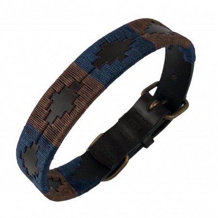 DOG COLLAR - POLO BELT BROWN