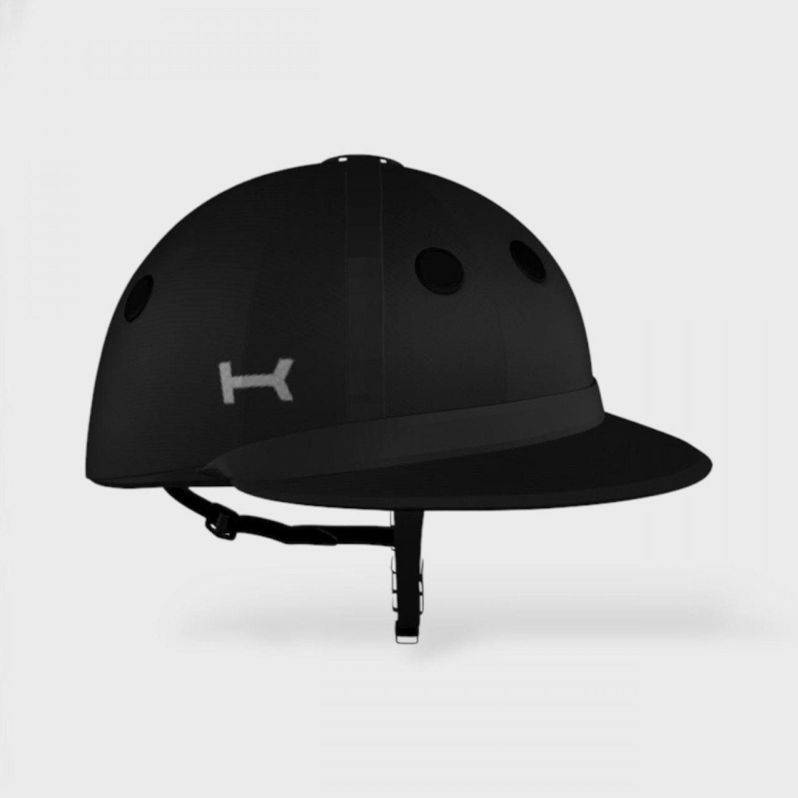 Black Argentine Polo Helmet