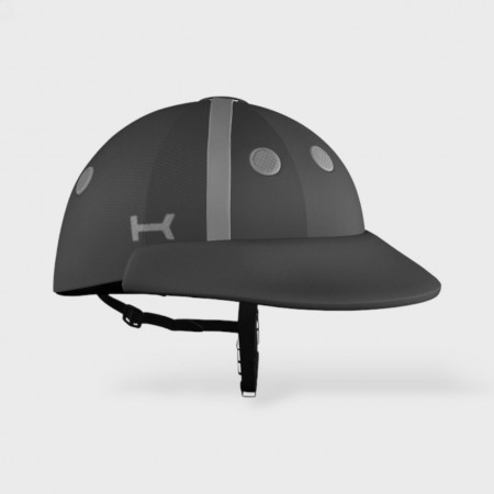 Dark Grey Polo Helmet