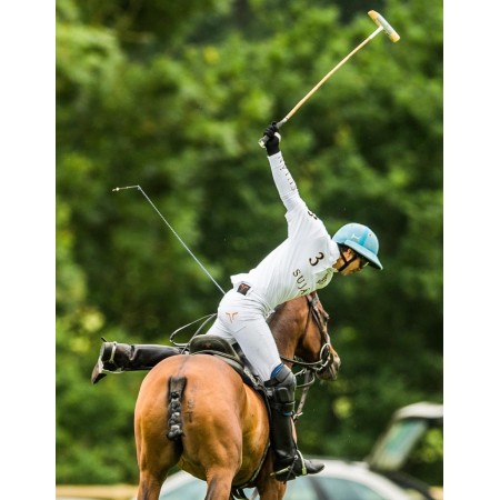 Light Blue Polo Helmet