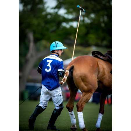 Light Blue Polo Helmet