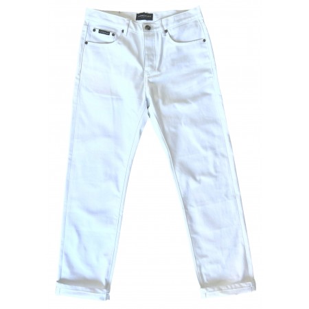 Slim White Selvedge Jeans