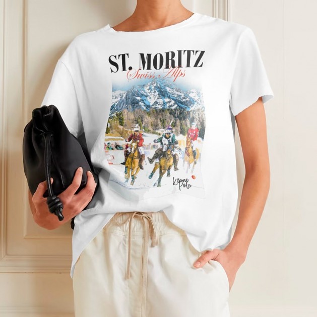 St Moritz Snow Polo T-Shirt
