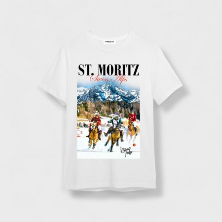 St Moritz Snow Polo T-Shirt