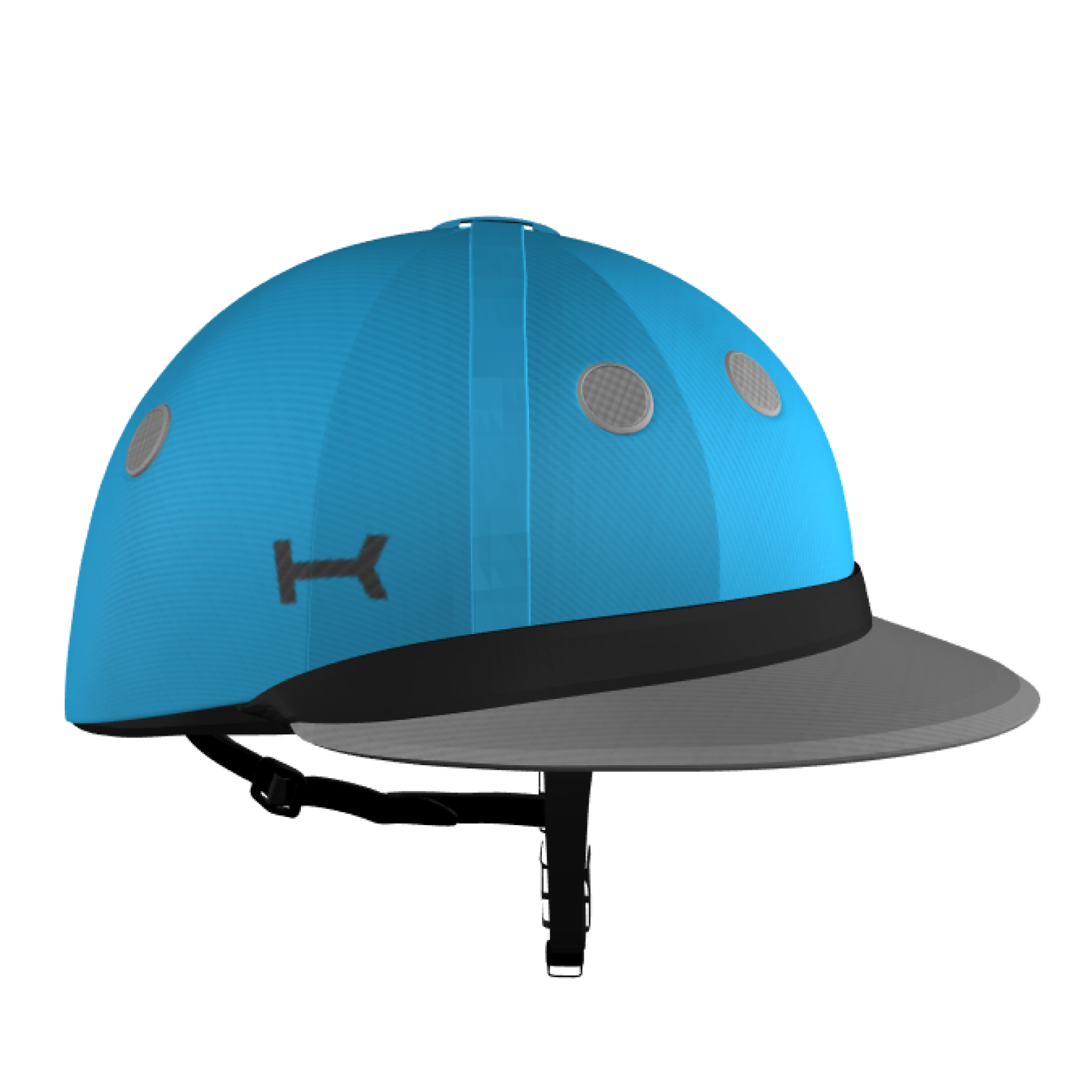 Blue and Grey Helmet