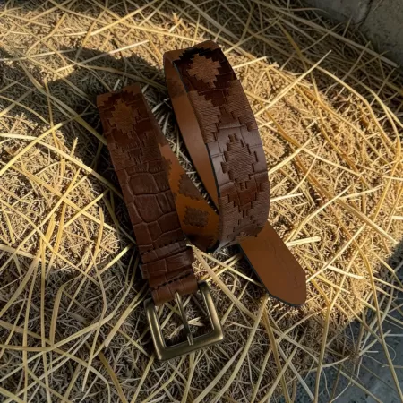 The Polo Belt "Crocodile Gaucho" The Polo Belt "Crocodile Gaucho"