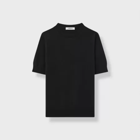 Cashmere T-Shirt Black Cashmere T-Shirt Black