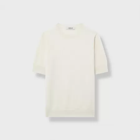 Cashmere T-Shirt Light Beige Cashmere T-Shirt Light Beige