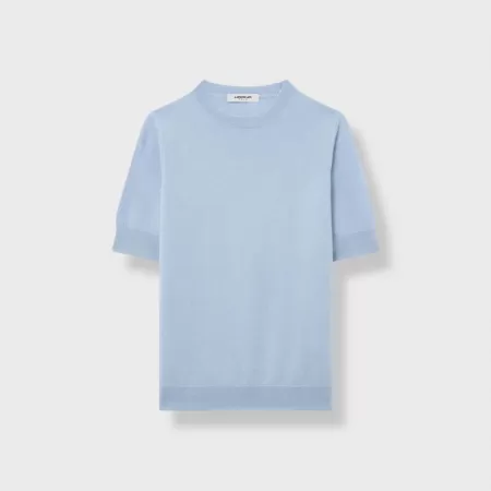 Cashmere T-Shirt Light Blue Cashmere T-Shirt Light Blue