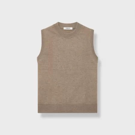 Cashmere Tank Top Light Brown Cashmere Tank Top Light Brown