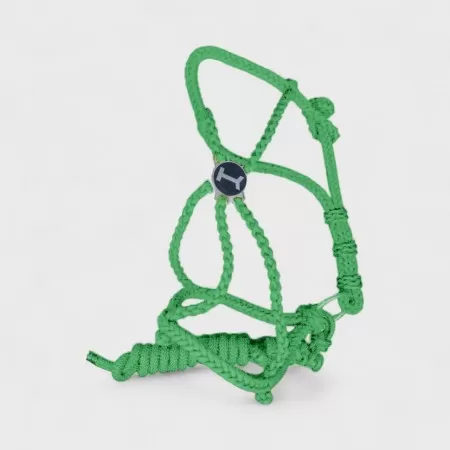 Nylon Braided Halter Green Nylon Braided Halter Green