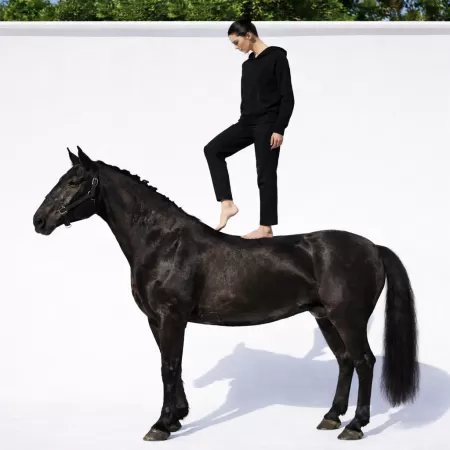 Cashmere Chukka Hoodie Black Cashmere Chukka Hoodie Black