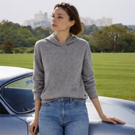 Cashmere Chukka Hoodie Grey Cashmere Chukka Hoodie Grey