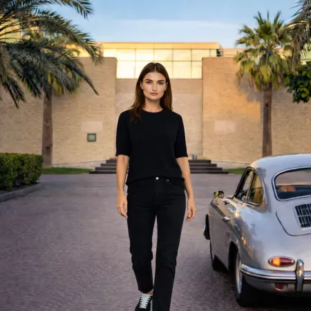 Cashmere Ayala T-Shirt Black Cashmere Ayala T-Shirt Black