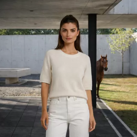 Cashmere Ayala T-Shirt Light Beige Cashmere Ayala T-Shirt Light Beige