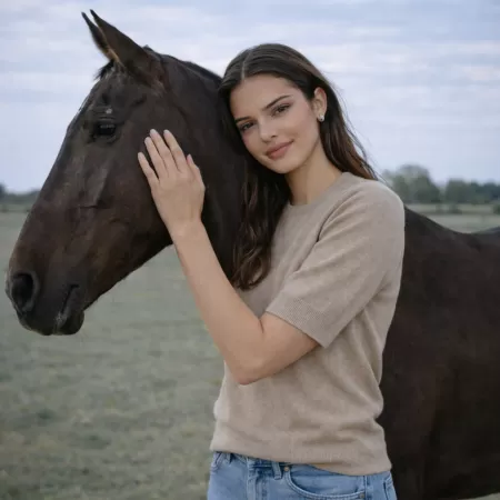 Cashmere T-Shirt Taupe Cashmere T-Shirt Taupe